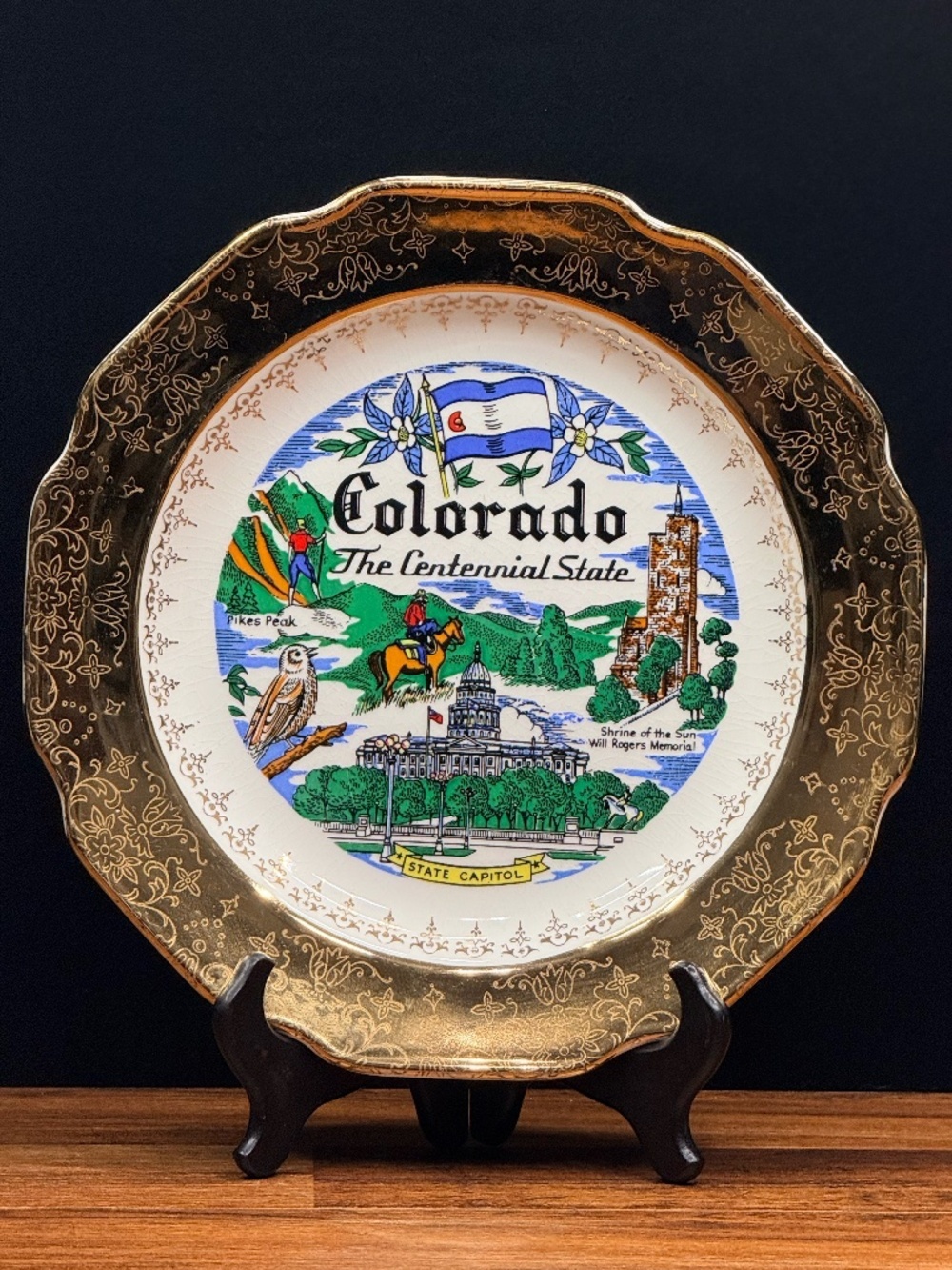 Colorado The Centennial State Collector Plate